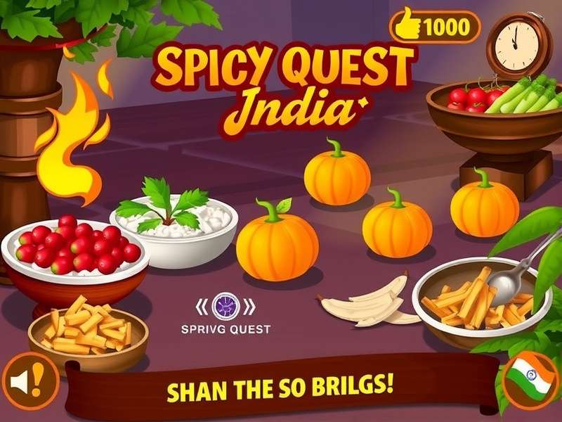 Spicy Quest India Game Screenshot